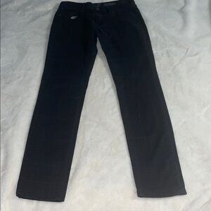 New York & Co size 0 dark blue and green plaid skinny pants